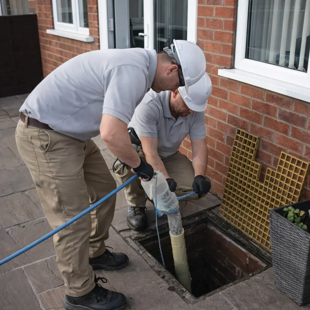 Blocked drain repair service in Thame